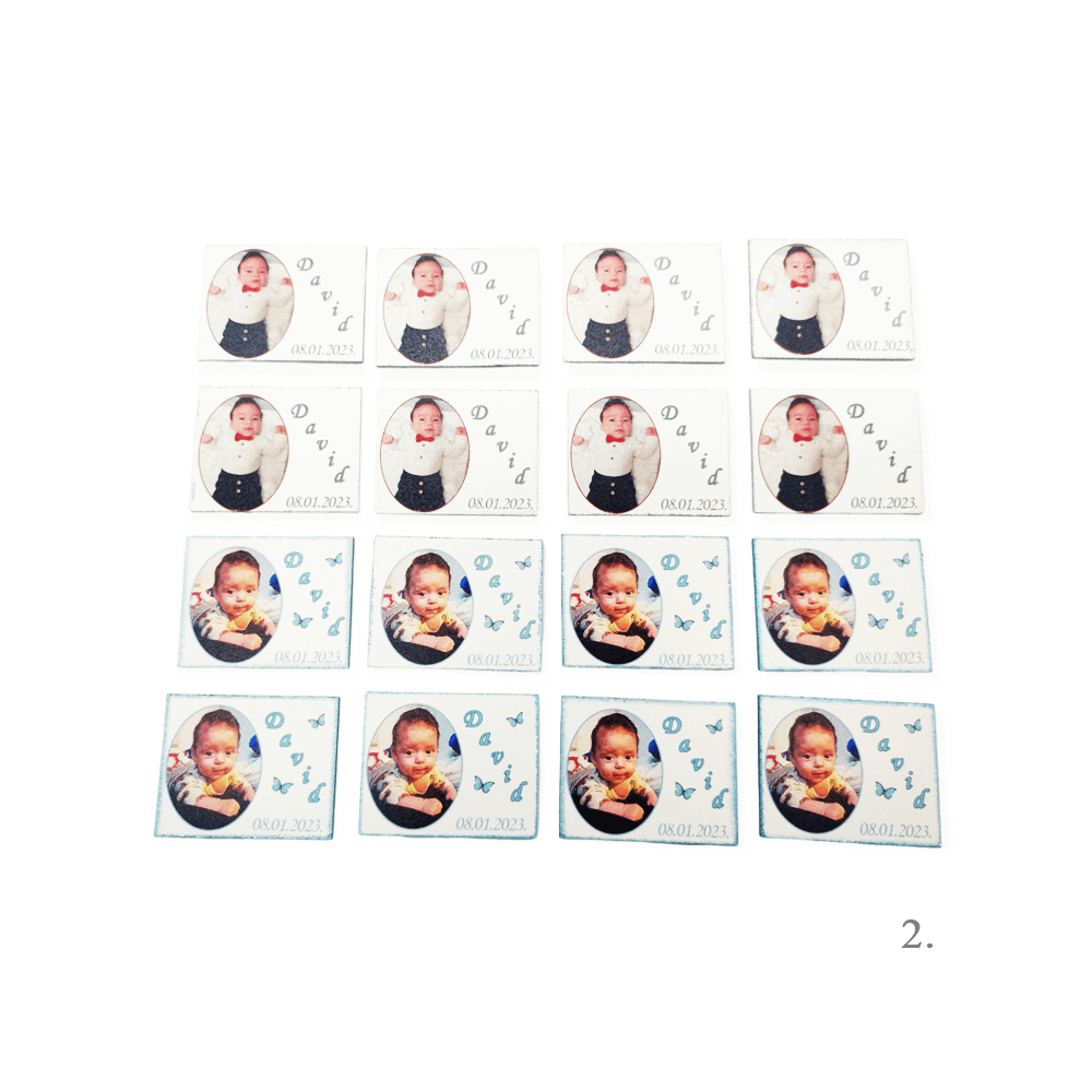 Personalizované magnety s fotografií – perfektní dárek a poděkování ke křtinám, narozeninám nebo zvláštním příležitostem - 2. - 12498