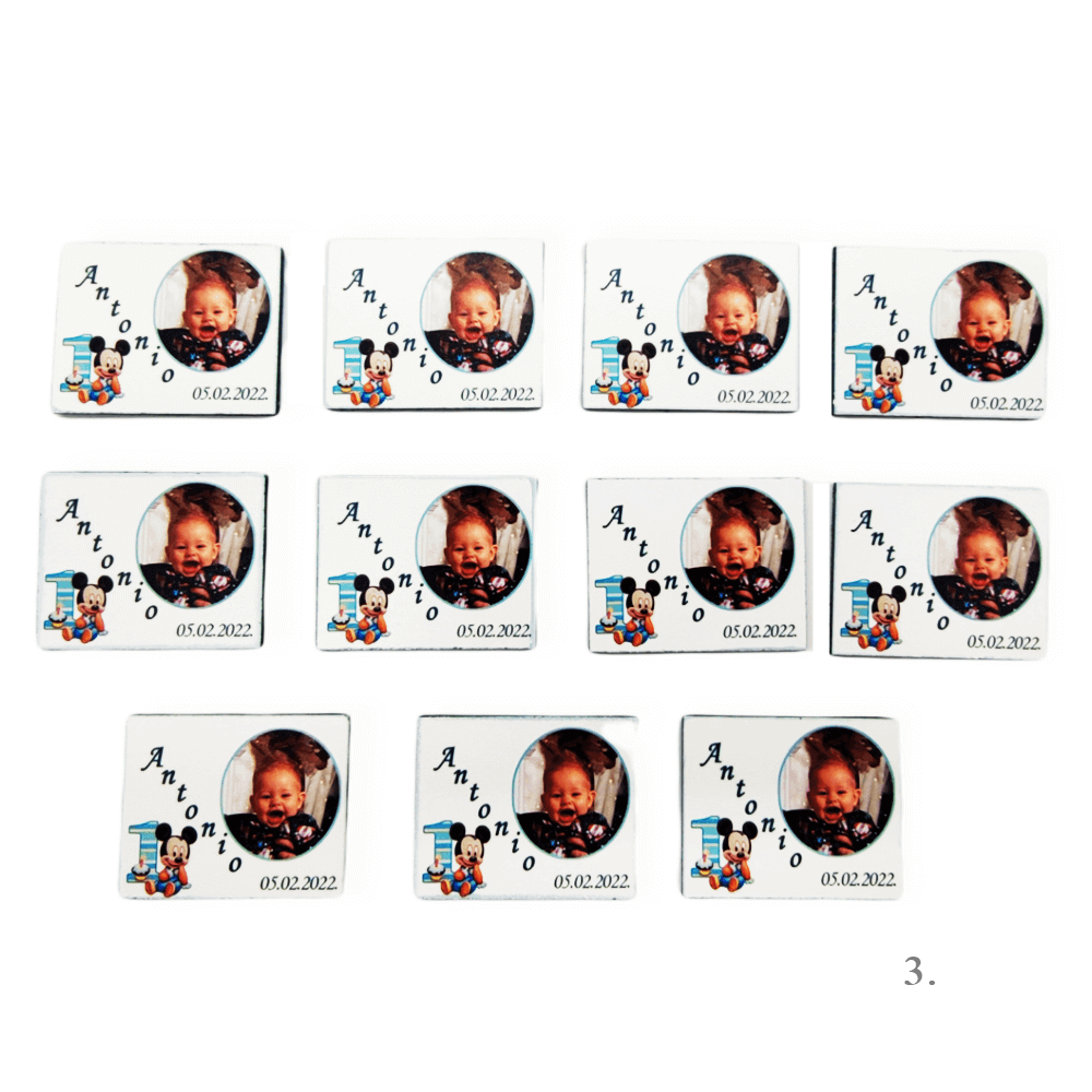 Personalizované magnety s fotografií – perfektní dárek a poděkování ke křtinám, narozeninám nebo zvláštním příležitostem - 3. - 12480