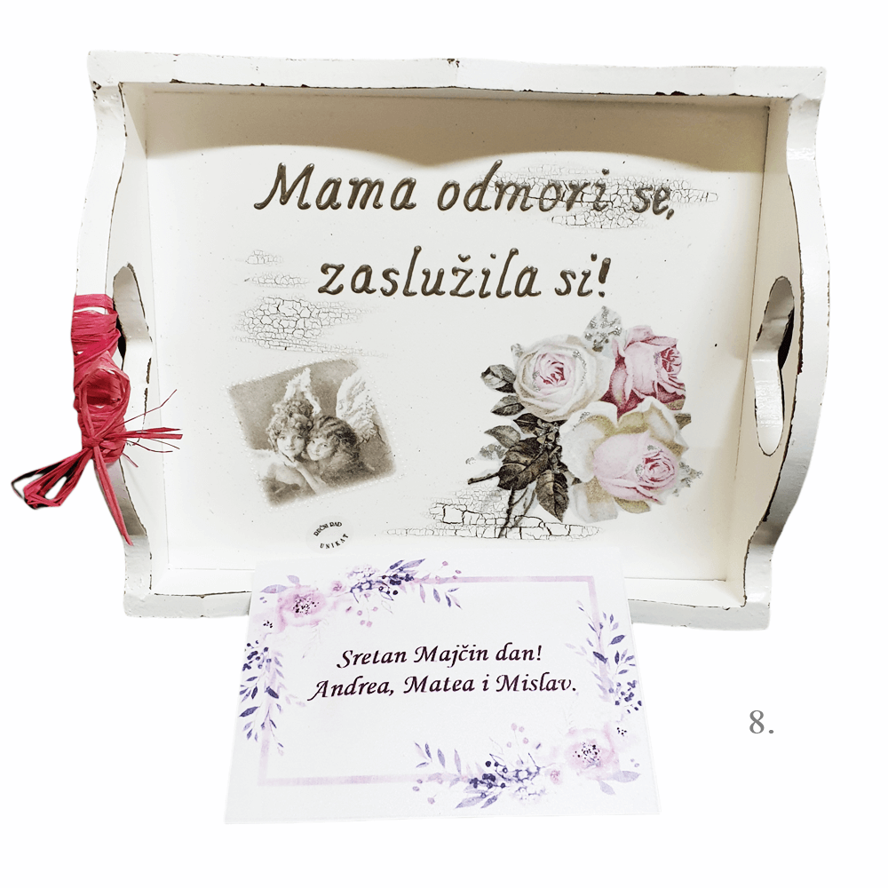 Personalizované podnosy se vzkazem „Odpočiň si, zasloužíš si to!“ – dárek pro duši i tělo – 8. – 16010