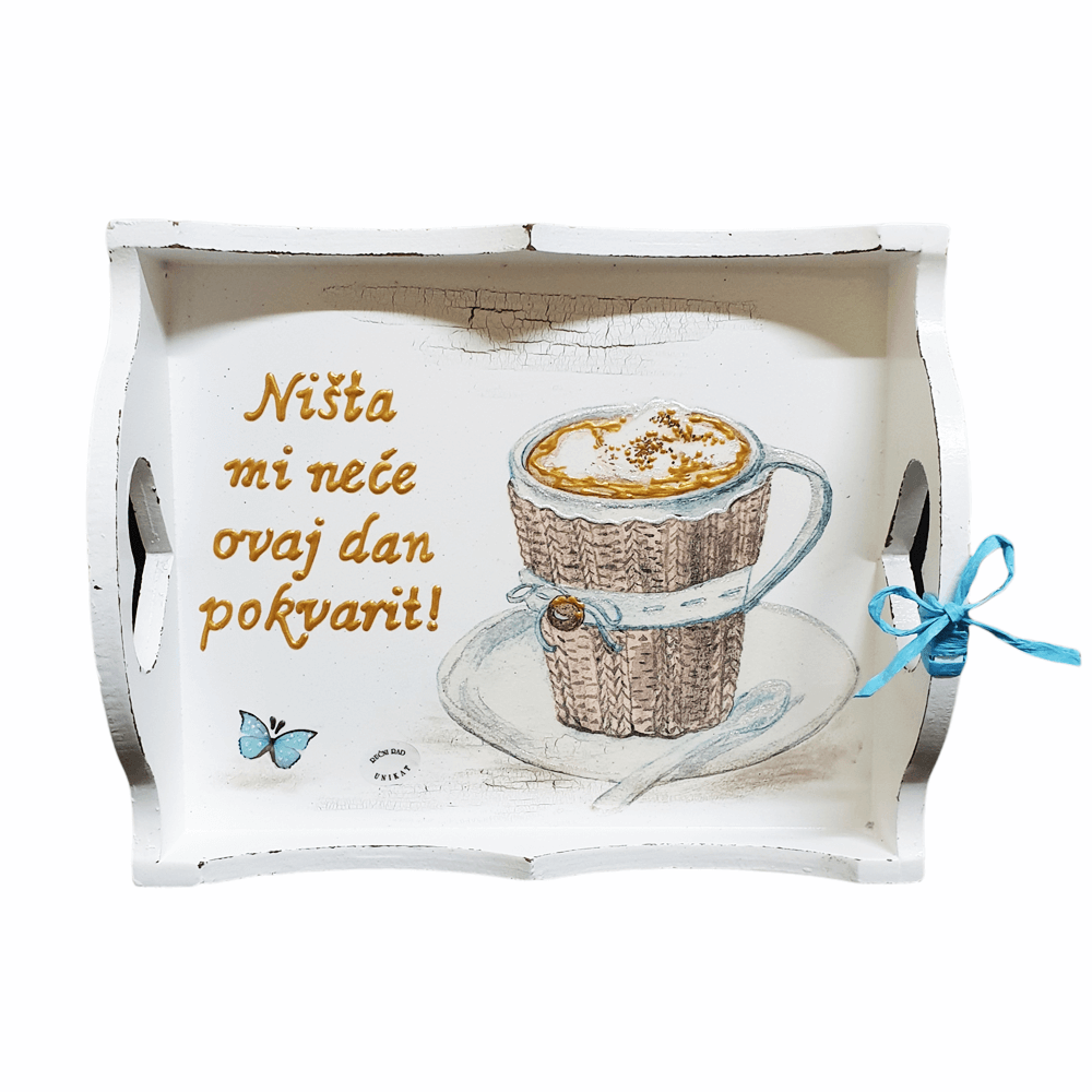 Servírovací tác - dárek pro babičku! Š1609