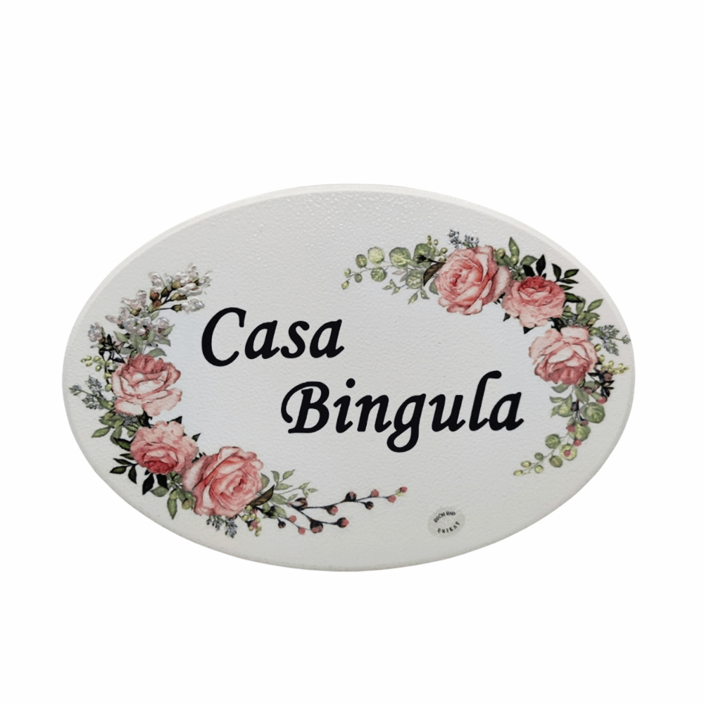 Personalizirani  krug dobrodošlice za vrata! Š156