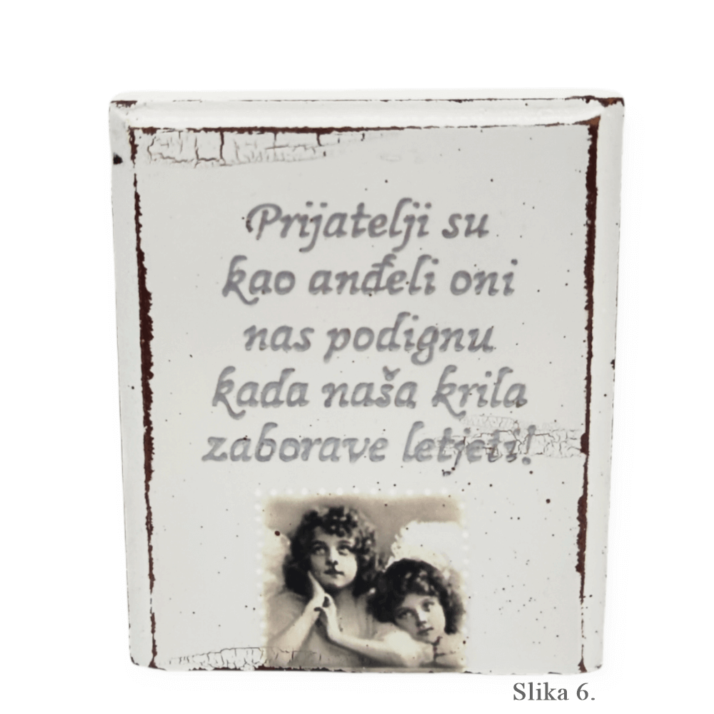 Volně stojící obrazy s inspirativními citáty pro přátele