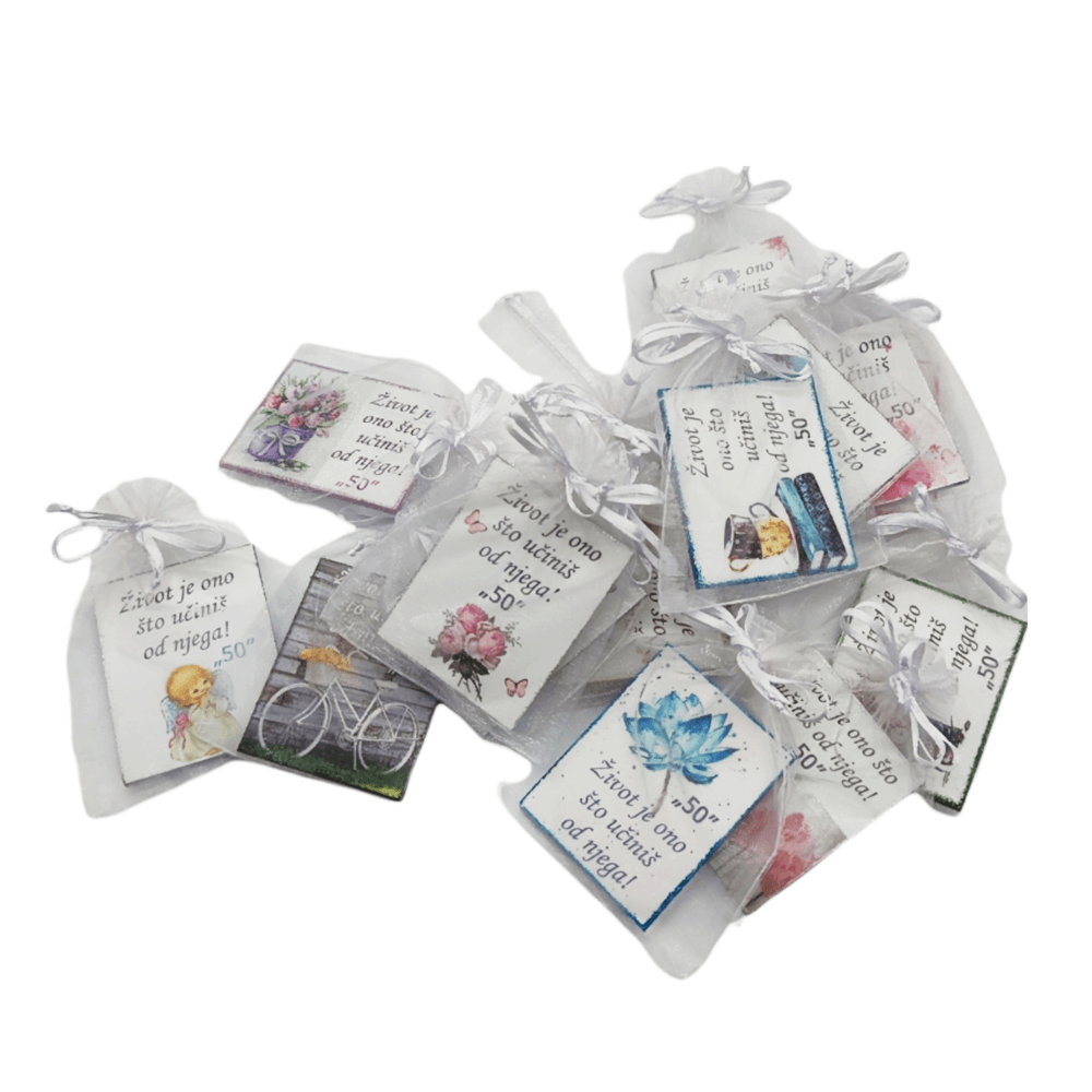 Dárek k 50. narozeninám Magnet- poděkování Š1244