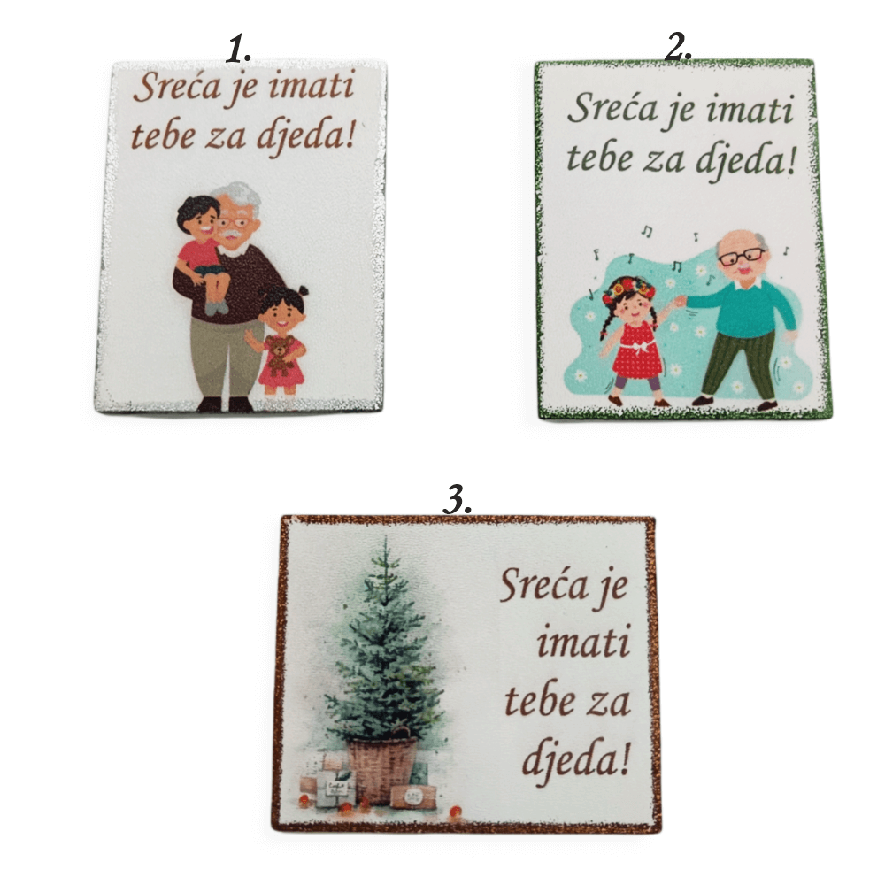 Štěstí je mít tebe za dědečka Š1241 Magnet