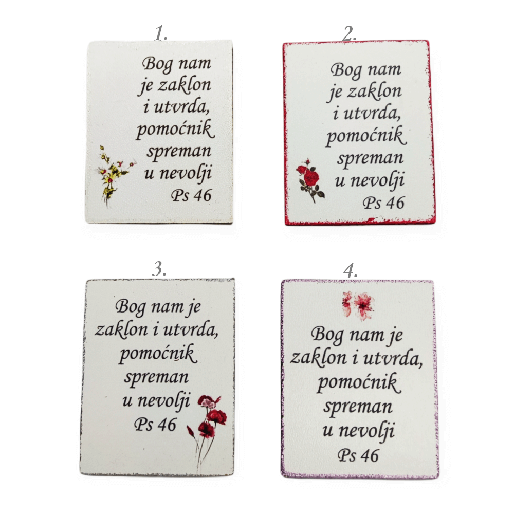 Bůh je naše útočiště a síla... Š12464 Magnet