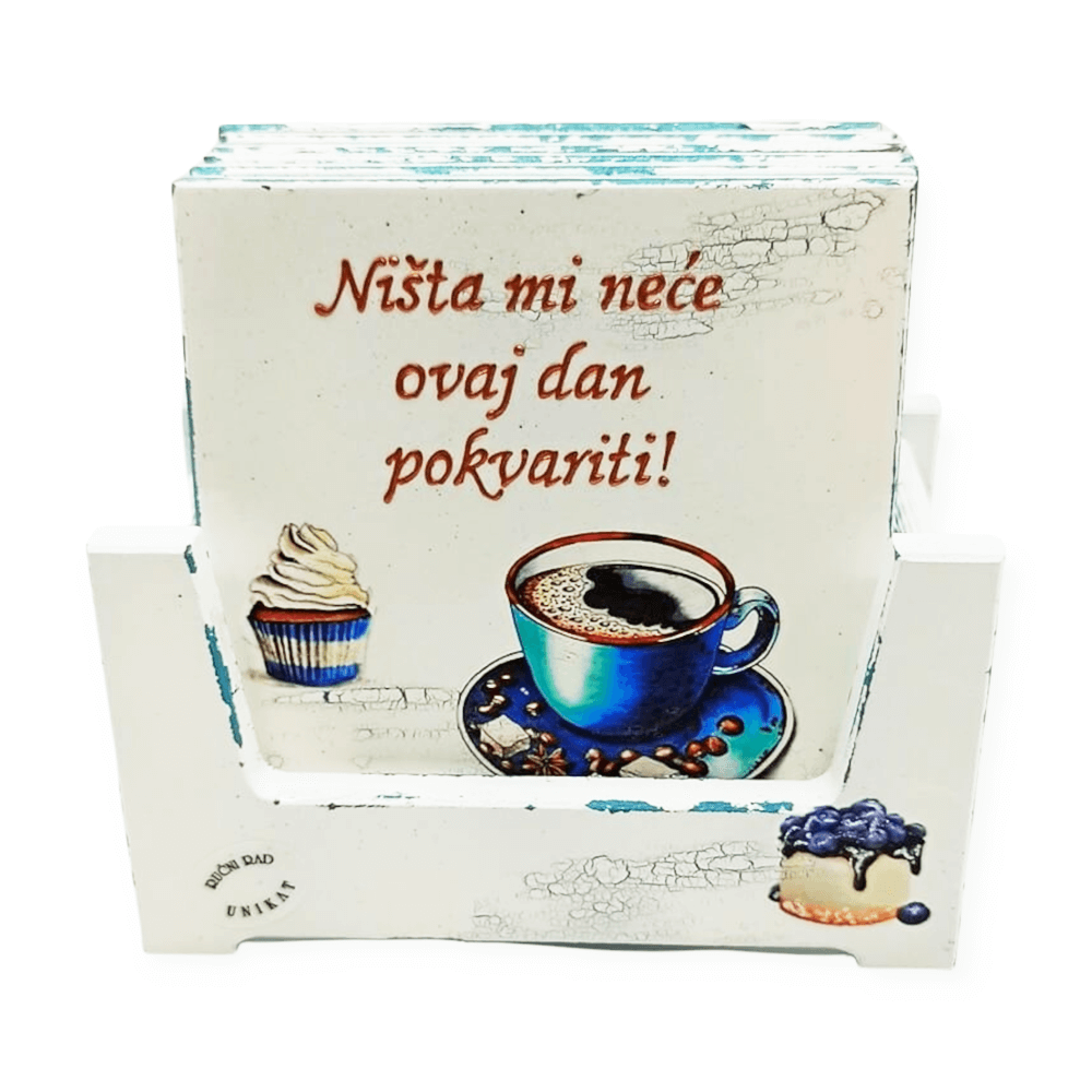 Poklon za šeficu! Podmetači za čaše  Š16326