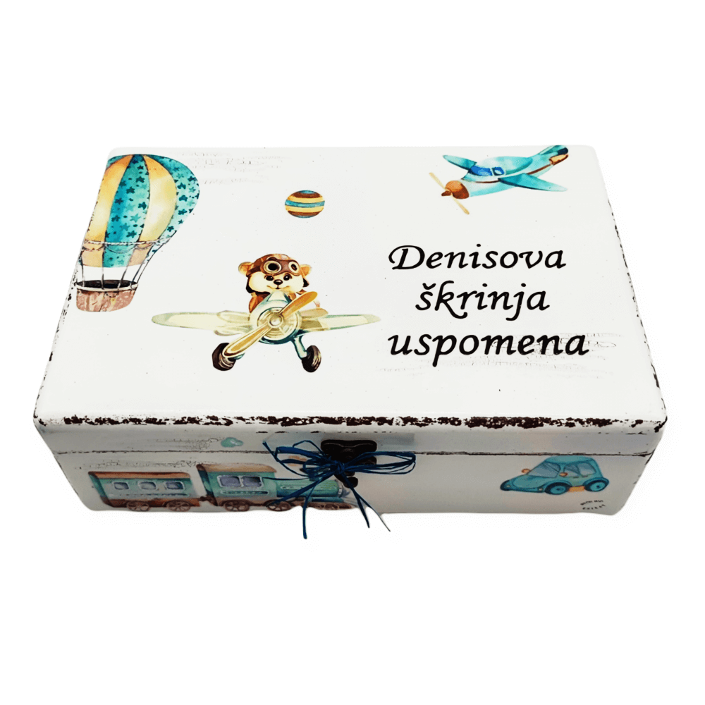 Personalizovaný dárek ke křtu, narození dítěte - 20x30x10cm - 15490