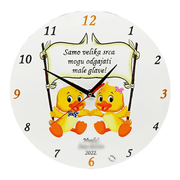 Nástěnné hodiny Dárek pro tetu/učitelku ve školce! Š17137