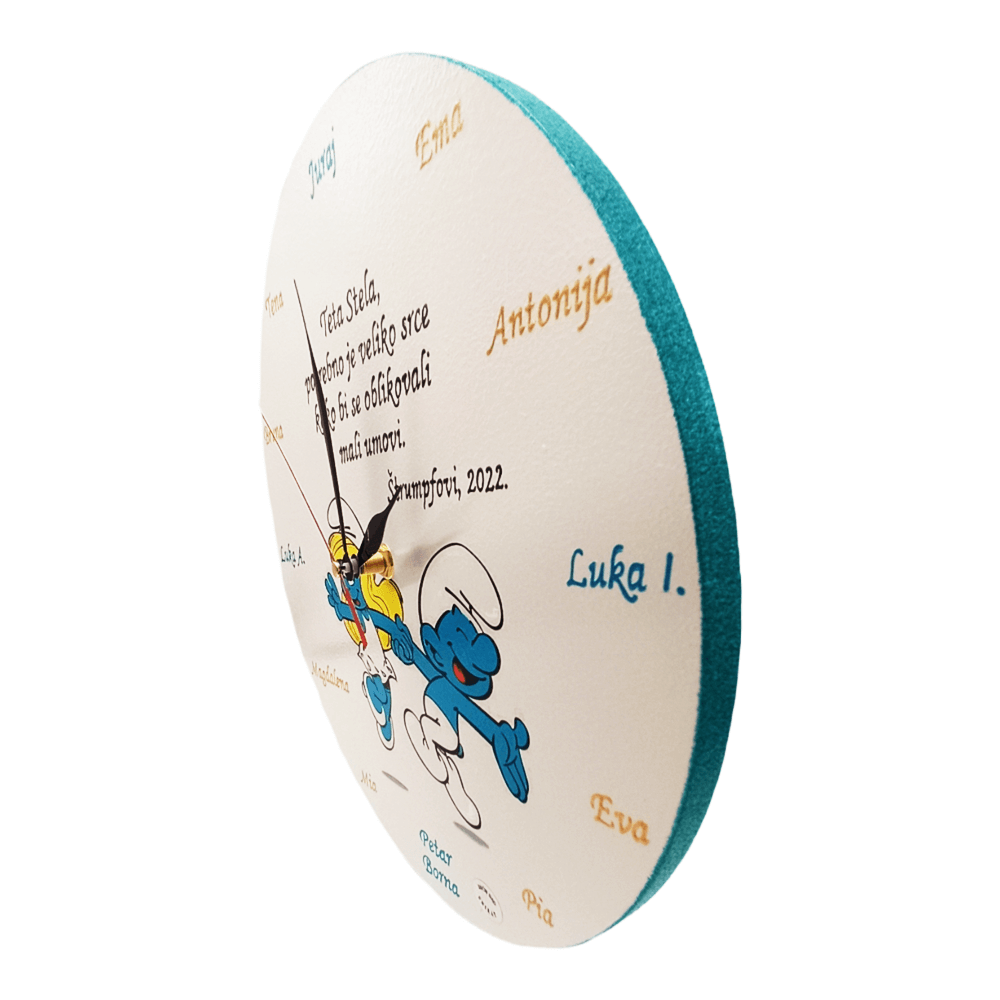 Personalizirani sat za tetu u vrtiću Š1797
