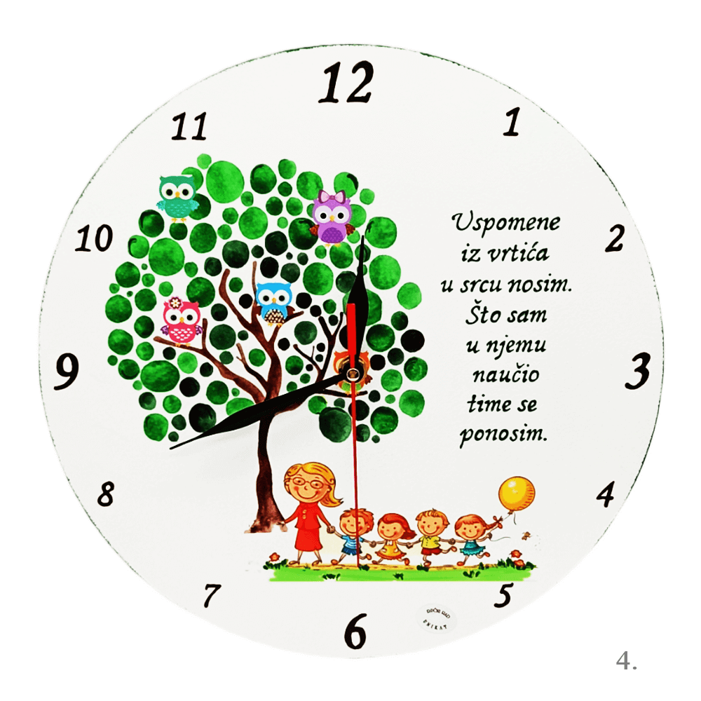 Hodinky pro paní učitelky ve školce – Jedinečné dárky se speciálním vzkazem - 4. - 17144