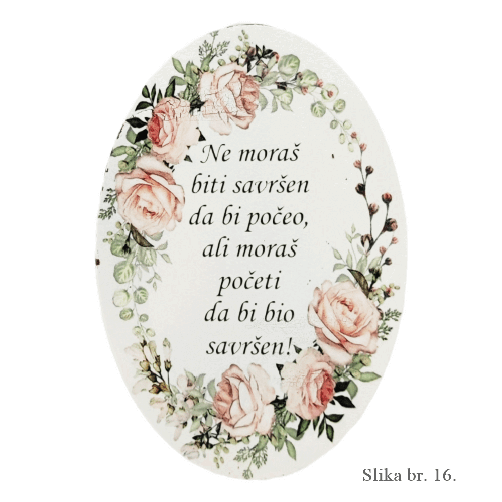 Motivační nástěnné dekorace s inspirativními zprávami