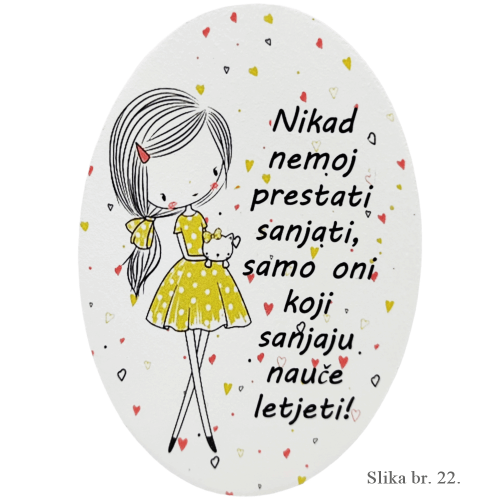 Motivační nástěnné dekorace s inspirativními zprávami