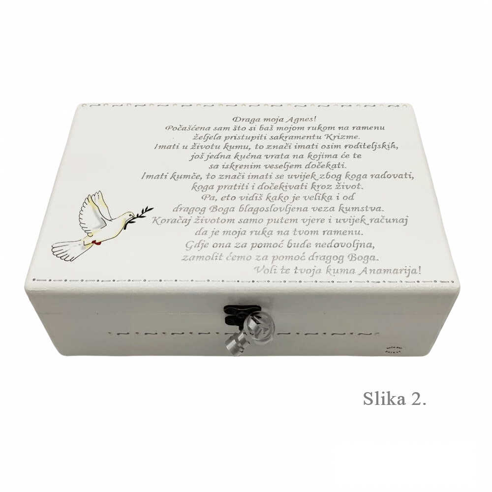 Jedinečné krabičky na biřmování – speciální vzpomínka od kmotry a kmotra! - 2. 20x30x10cm - 193