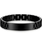 Muška narukvica AX-38434 - Crna/21cm/12mm KP38434
