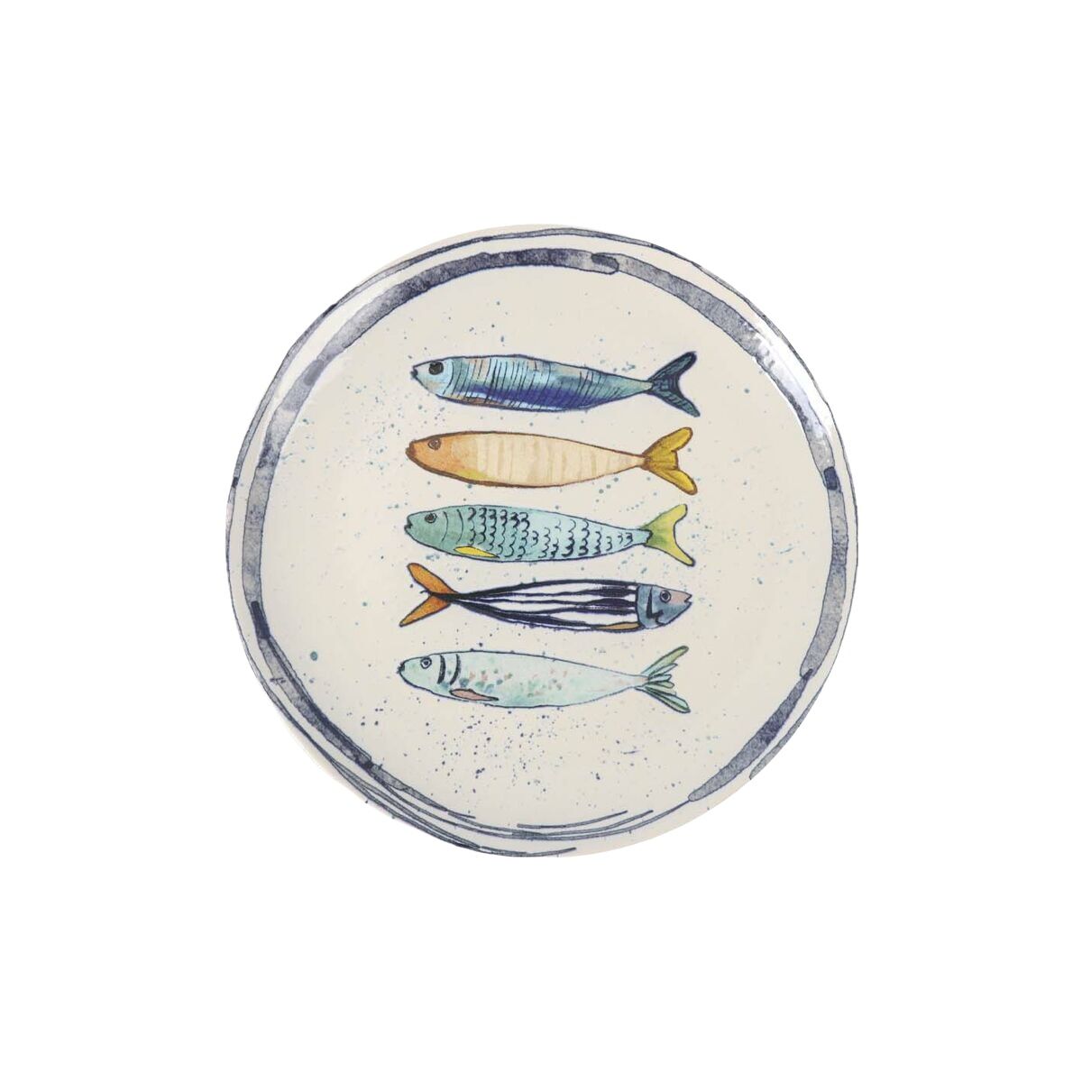 Plakans šķīvis La Mediterránea Peixe Ø 26 cm (6 kom.)