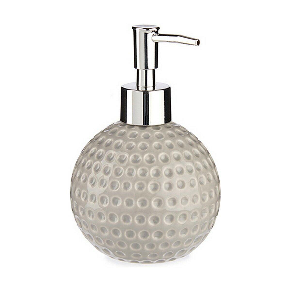 Dozator za Sapun Berilo Golf Siva Metal Keramika 300 ml (12 kom.)