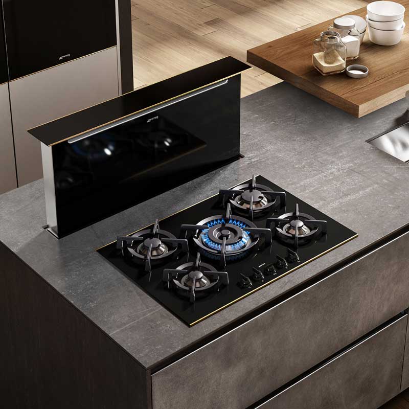 Smeg PV675CNR Plinska ugradbena ploča