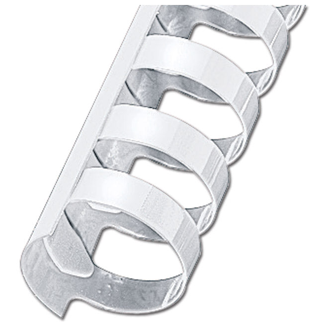 PLASTIČNA SPIRALA FI-32MM OVAL PK50 GBC.4028204 BELA