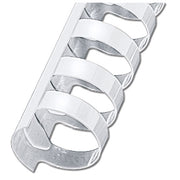 SPIRALA PLASTIČNA FI-38MM OVAL PK50 FORNAX BIJELA