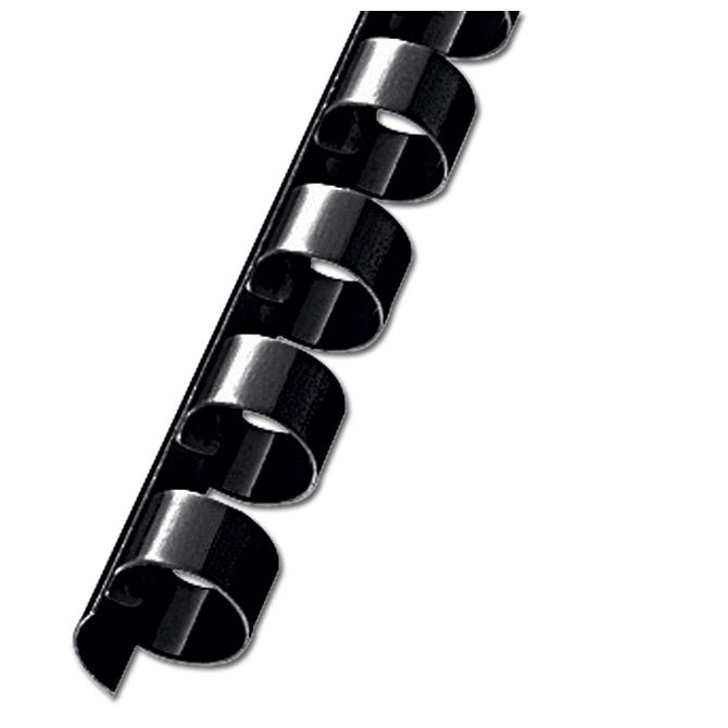 SPIRALA PLASTIČNA FI-22MM PK50 FORNAX CRNA