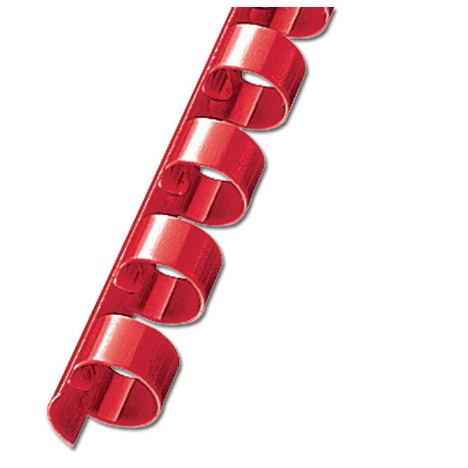 PLASTIČNA SPIRALA FI-25MM PK50 FORNAX RDEČA