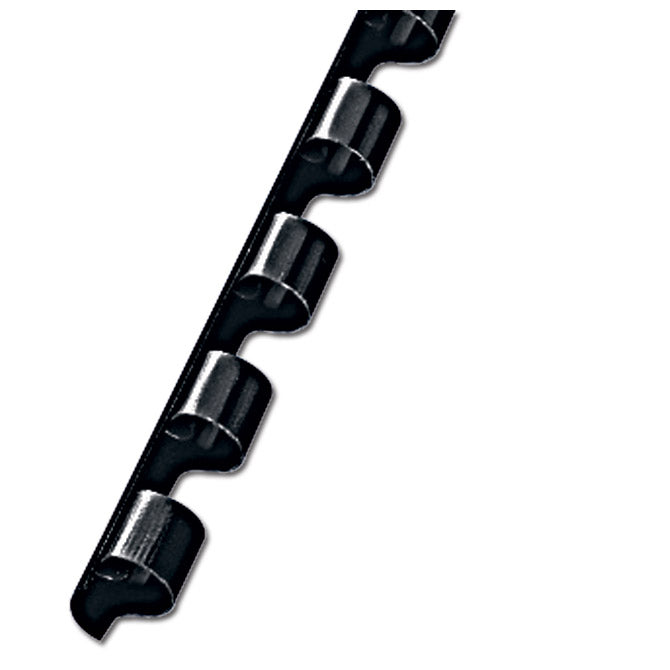Spirala plastična fi-12mm pk100 fellowes 5346507 crna