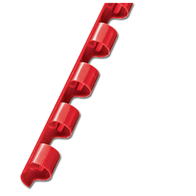 Plastična spirala fi-10mm pk100 fornax rdeča