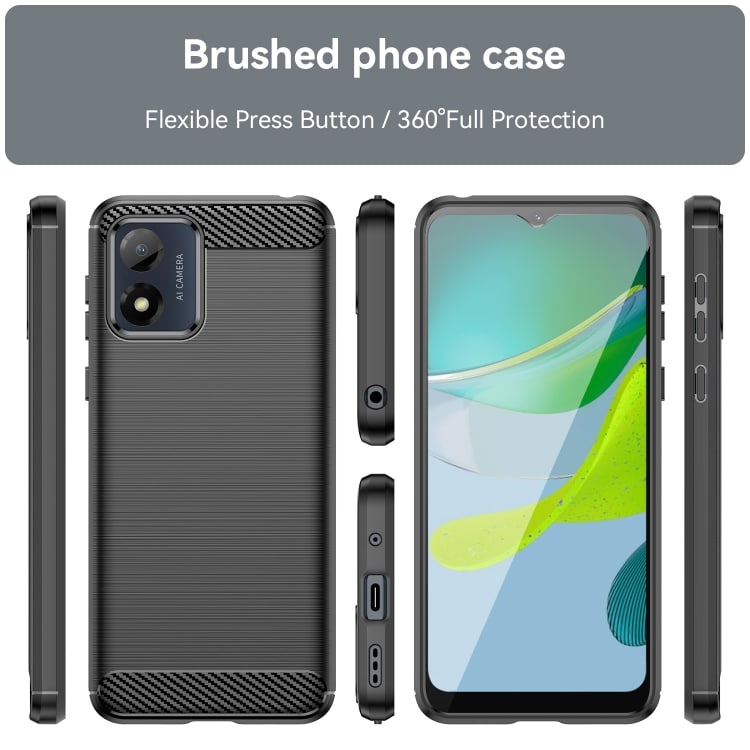 CARBON maska za MOTOROLA E13 crna