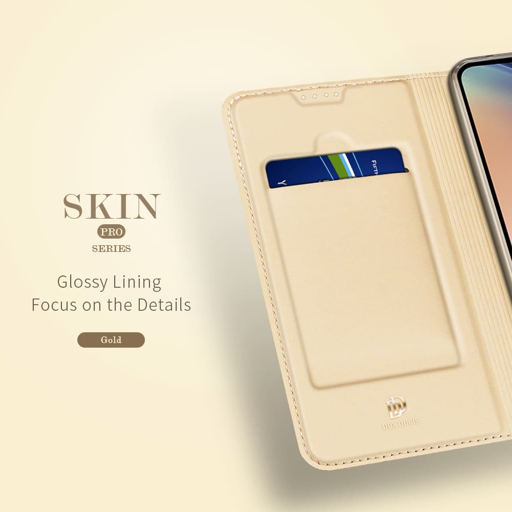 DUX DUCIS Skin Pro - flipové pouzdro pro Samsung Galaxy A54 zlaté