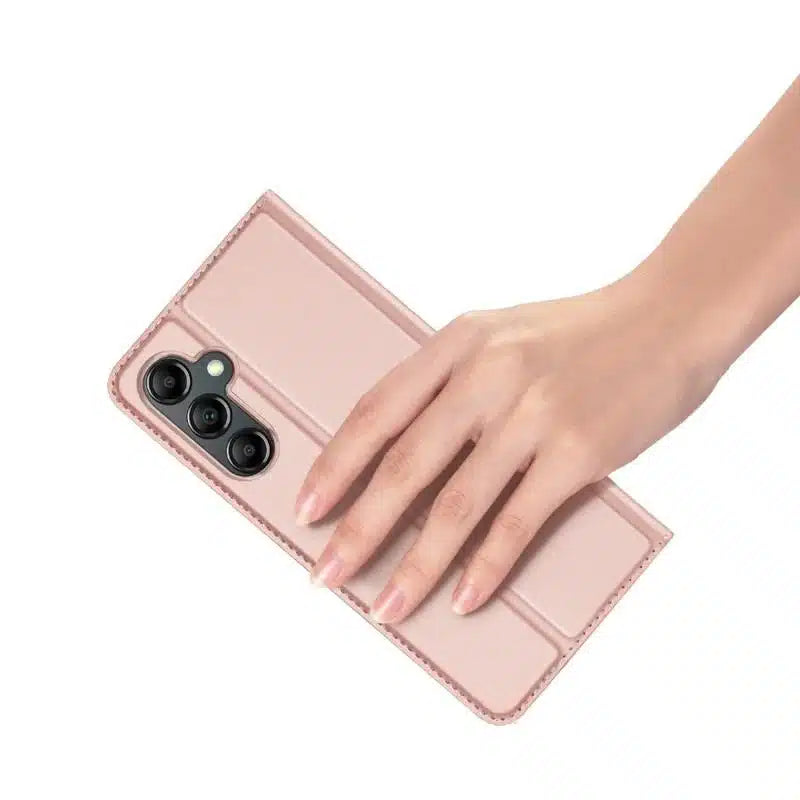 DUX DUCIS Skin Pro – pouzdro typu kniha pro Samsung Galaxy A25 5G-růžová