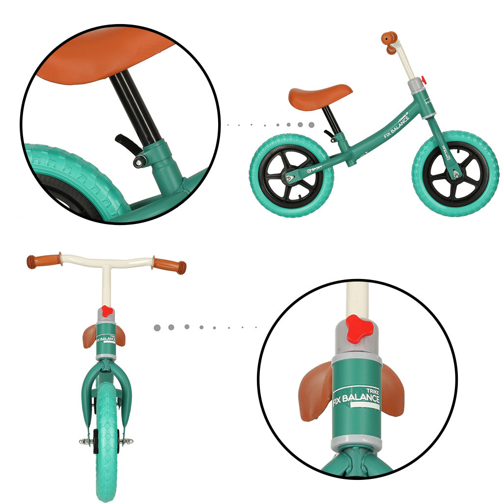 Bicikl bez pedala Fix Balance - tirkizni