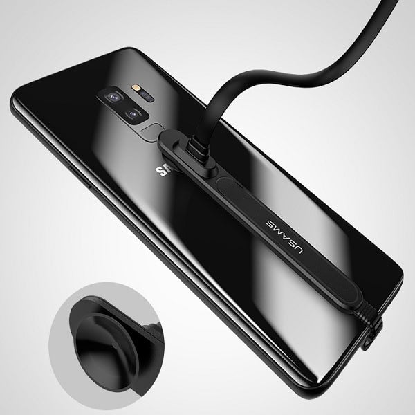 USAMS Gaming USB-C kabel 150 cm rovný černý (US-SJ236)