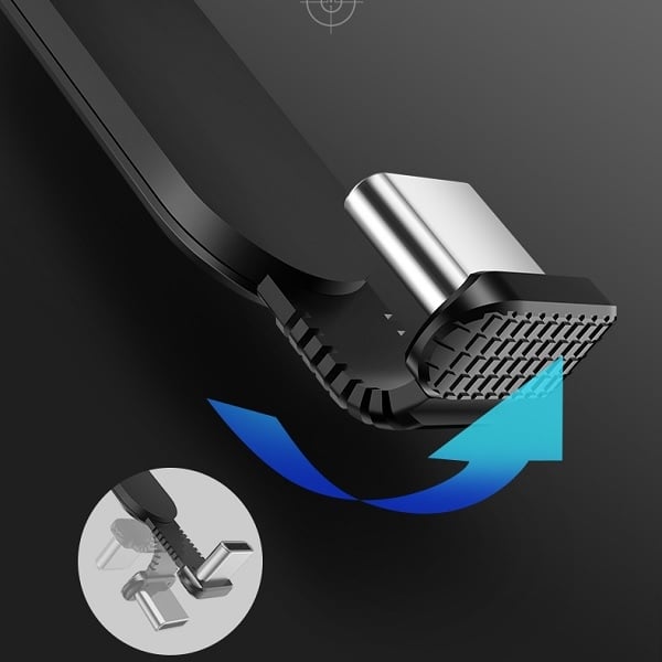 USAMS Gaming USB-C kabel 150 cm rovný černý (US-SJ236)