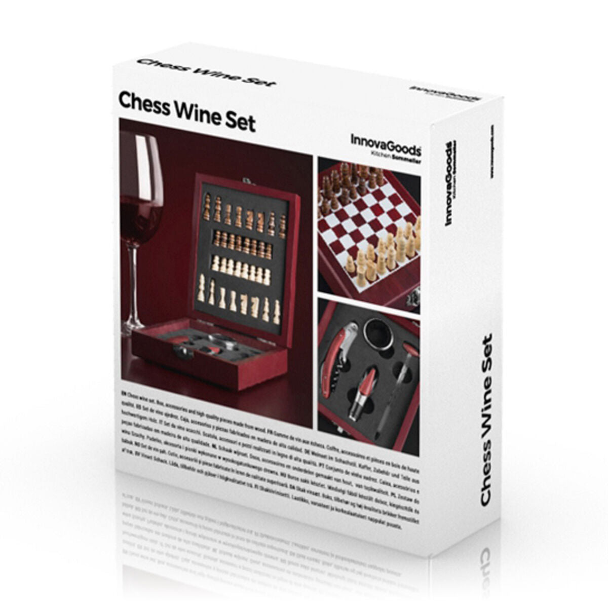 Set za Vino i Šah InnovaGoods 37 Dijelova