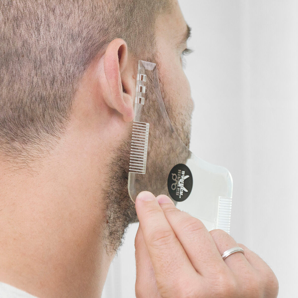 Predložak za Brijanje Brade Hipster Barber InnovaGoods
