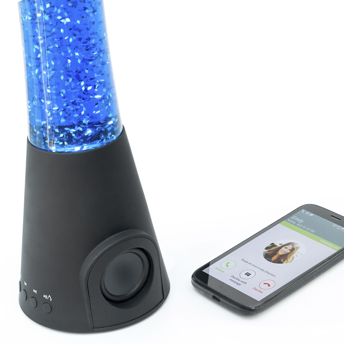 Svjetiljka Lava s Zvučnikom i Mikrofonom Flow Lamp InnovaGoods