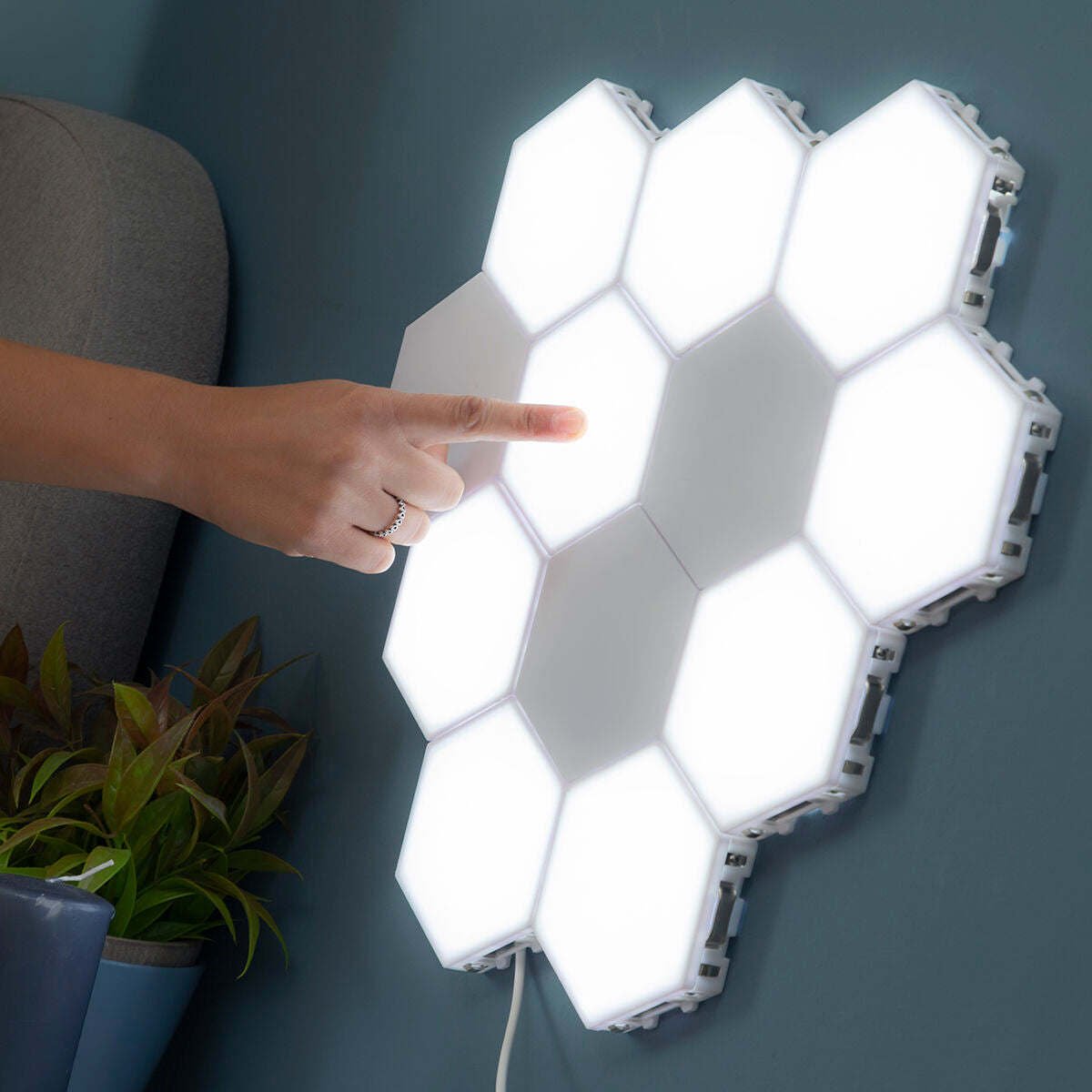 Set modularnih magnetskih i dodirnih LED ploča Tilight InnovaGoods (3 Kom.)