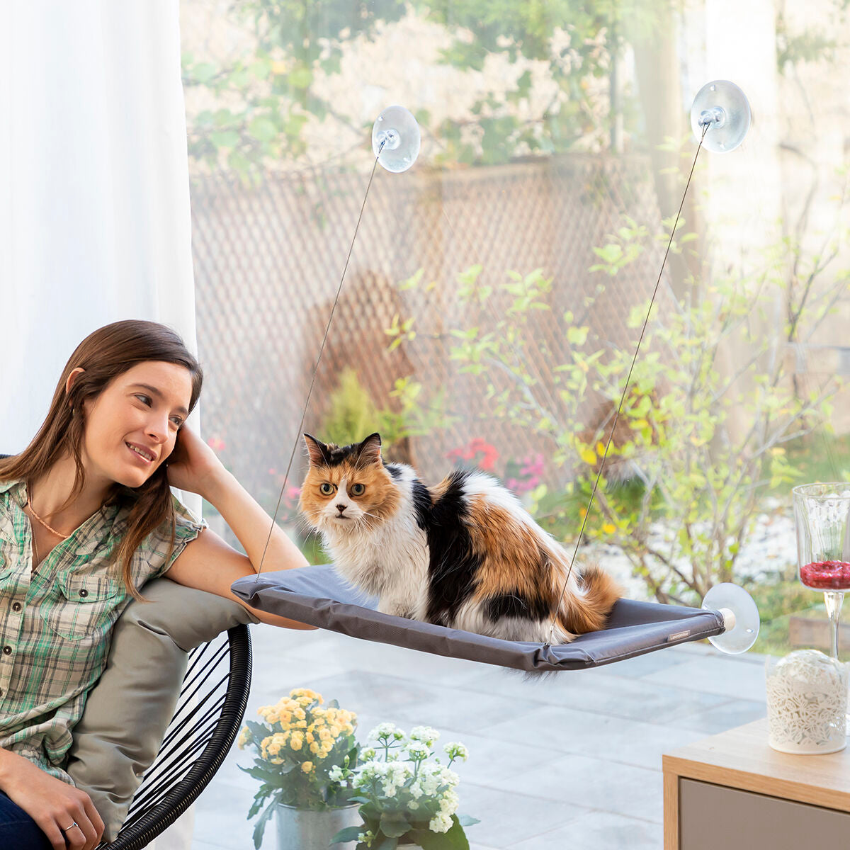 Viseći ležaj za mačke Catlax InnovaGoods