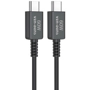 Kabel za prijenos podataka i punjenje (USB Type - C na USB Type - C) - 1.8m - 60W - Crna KP34840