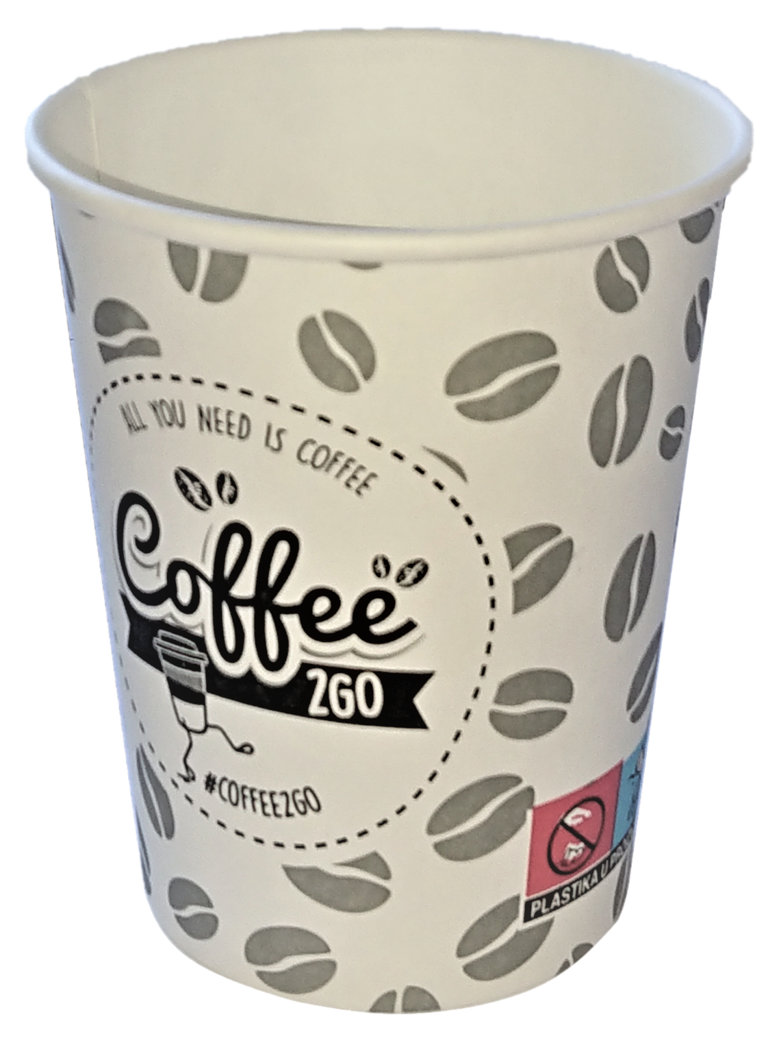 Papirnate čaše 0,25L 50/1 Coffee2go