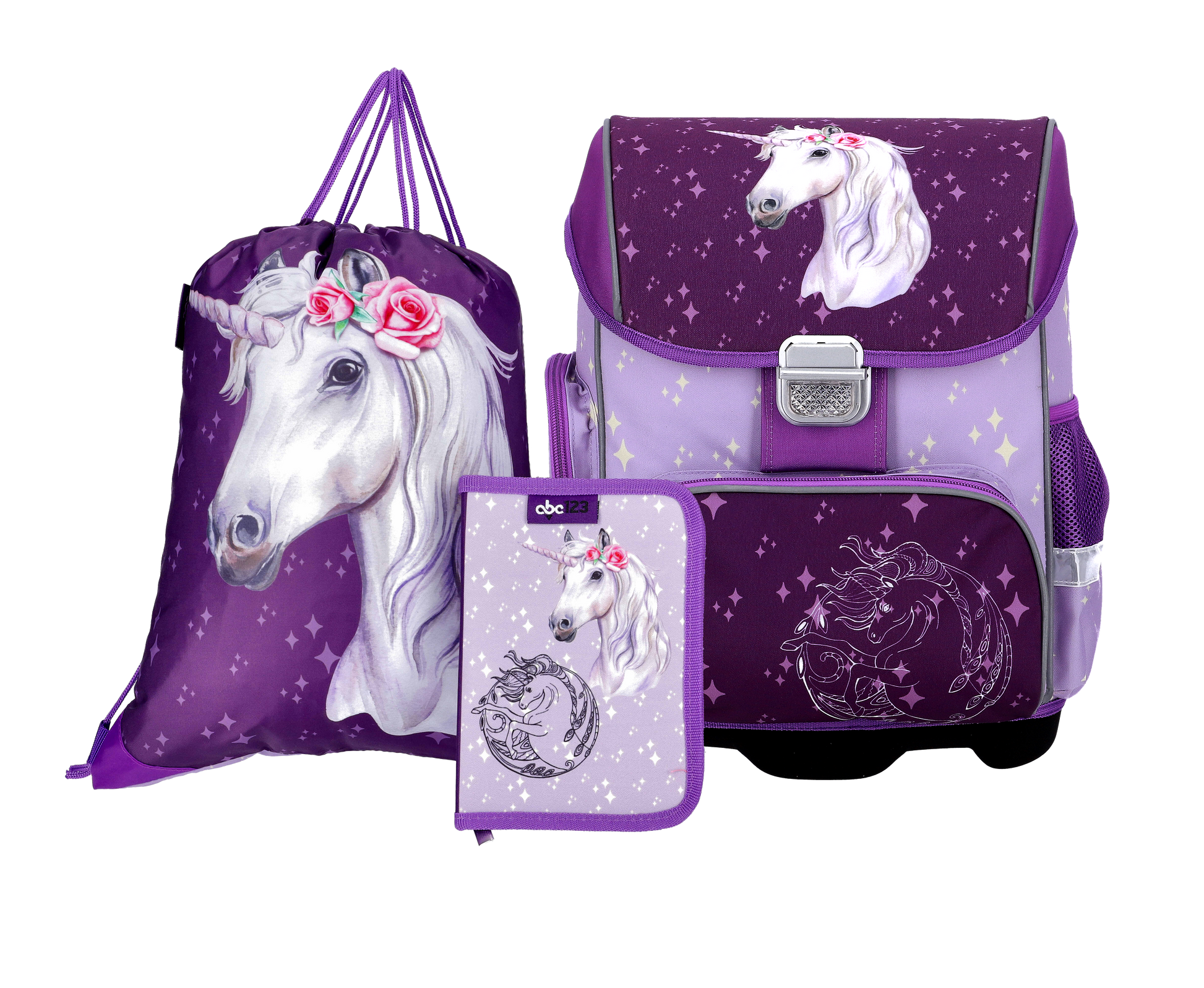 Torba prv.anat.ABC123 START Unicorn set 3/1