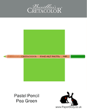 Umjetničke pastelne olovke Cretacolor permanent grašak zelena 3 kom u kartonskoj kutiji
