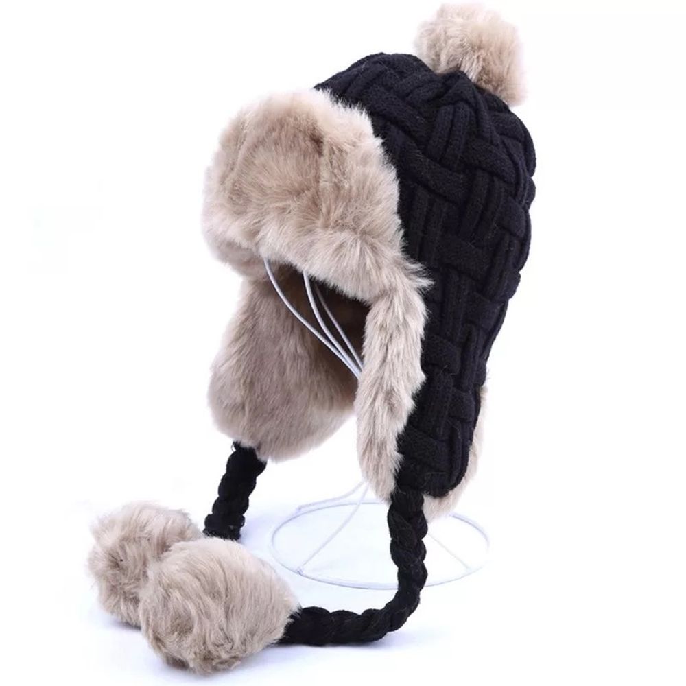 Unisex zimní čepice criss cross