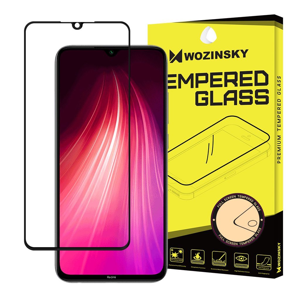 Tvrzené sklo s rámem pro Xiaomi Redmi 9 C