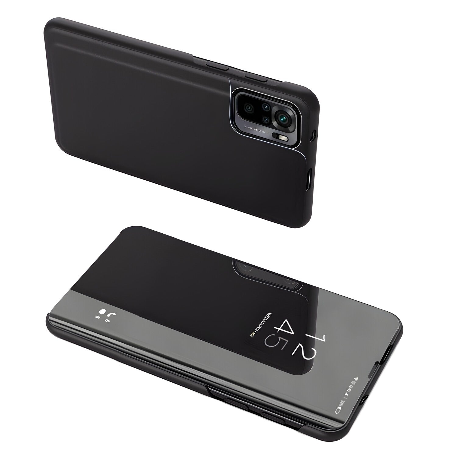 Futrola Clear View za Xiaomi Redmi Note 10 Pro - Crna KP8907
