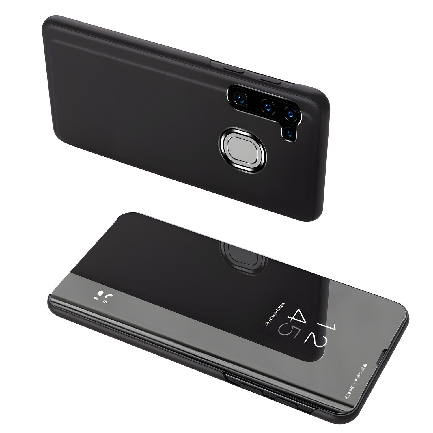Futrola Clear View za Samsung Galaxy A21s - Crna KP9001