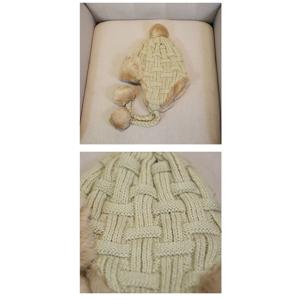 Unisex zimní čepice criss cross