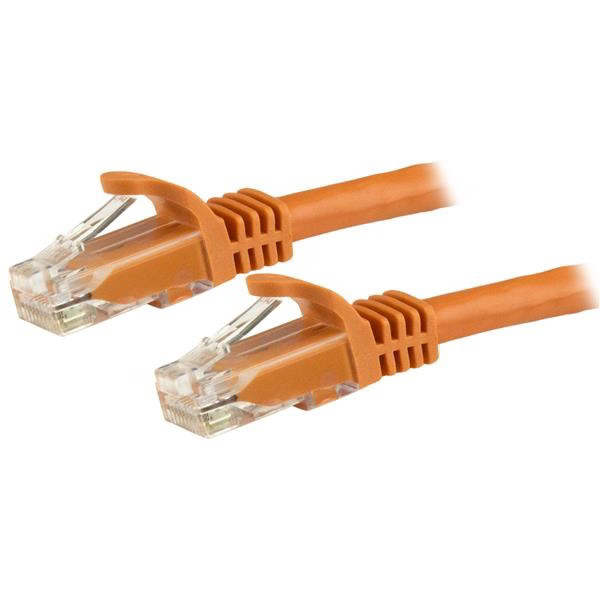 StarTech.com N6PATC10MOR kabel za umrežavanje Narančasto 10 m Cat6 U/UTP (UTP)