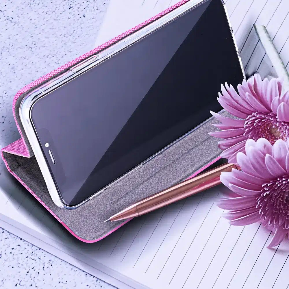 SENSITIVE Book flipové pouzdro pro XIAOMI Redmi 14C – růžové