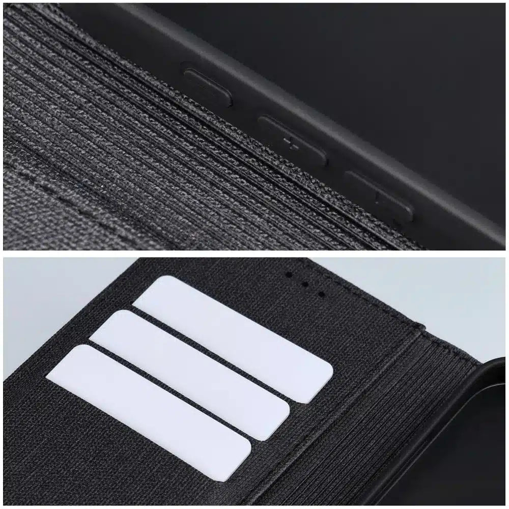 GOMMA Book flipové pouzdro pro Xiaomi Redmi NOTE 14 PRO 5G / Redmi NOTE 14 PRO PLUS 5G černé
